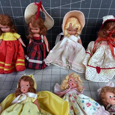 (11) Nancy Ann Story Book Dolls 1940's 