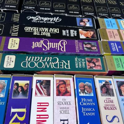 Giant Hallmark Hall of Fame, VHS movie Collection 
