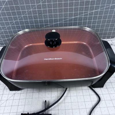 Hamilton Beach Elec tric Fry Pan LARGE