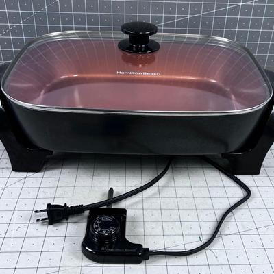 Hamilton Beach Elec tric Fry Pan LARGE