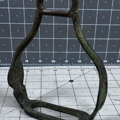 Antique Brass Stirrup 