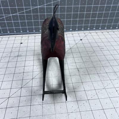 Metal and Wood Carved Rocking Horse