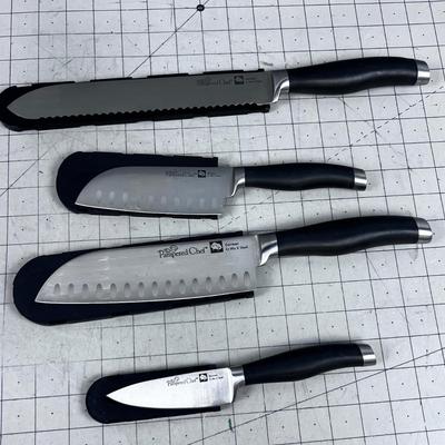 Set of 4 PAMPERED CHEF KNIVES 