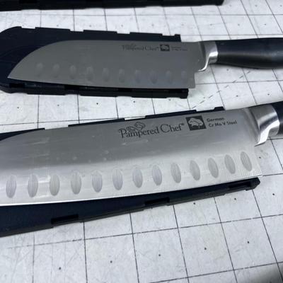Set of 4 PAMPERED CHEF KNIVES 