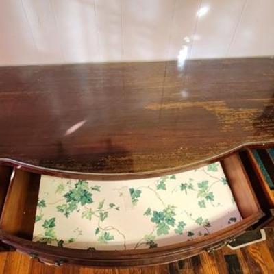 Glass top buffet