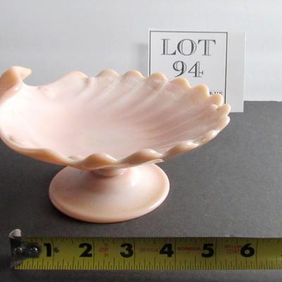 Vintage Cambridge Crown Tuscan Shell Compote
