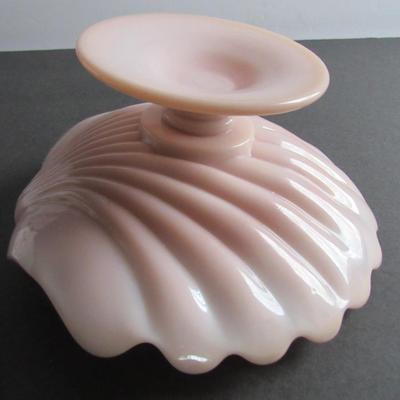 Vintage Cambridge Crown Tuscan Shell Compote