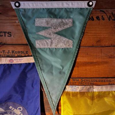 N426 Lot of Assorted Burgees Nantucket