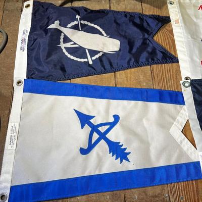 N426 Lot of Assorted Burgees Nantucket