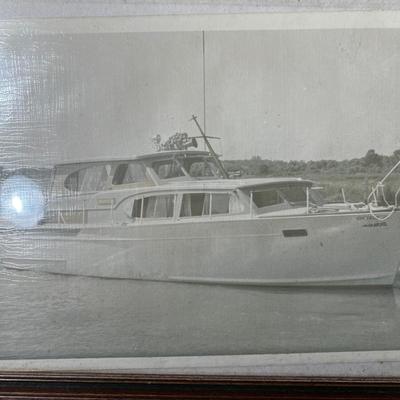 N429 Vintage Framed Photographs of Chris-Craft Boats