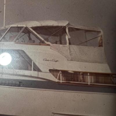 N429 Vintage Framed Photographs of Chris-Craft Boats