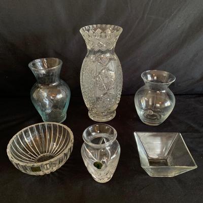 Waterford, Zwiesel, Luigi Bormioli, & More Glass Vases & Bowls (LR-HS)