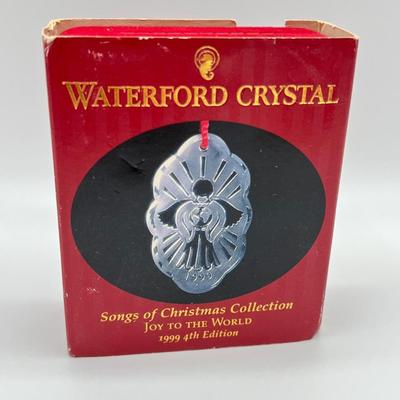 WATERFORD ~ Four (4) Songs Of Christmas Collection Ornaments