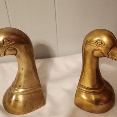 Duck head book ends