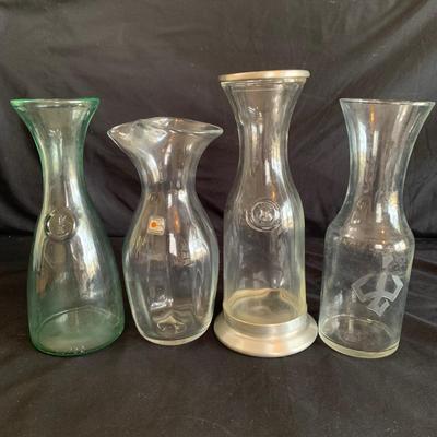 Blenko Handmade, Vetreria Etrusca, Eastern Pewter, & More Glass Vases & Carafes (DR-HS)