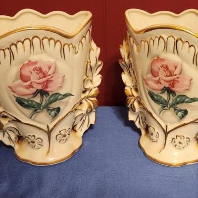 Victorian glass vase - 2