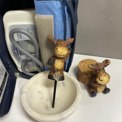 Toys, moose and menâ€™s grooming kit