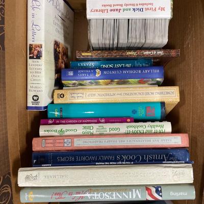 Box of books includes Dick & Jane series