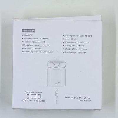 Lot of 10 i7S Wireless Bluetooth Earbuds #1