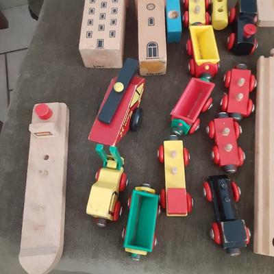 Brio and other wooden train and tracks