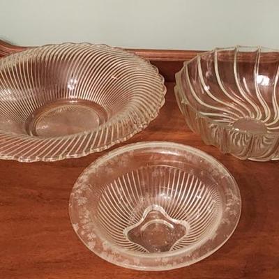 Modern glass bowls - 3