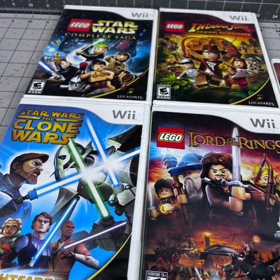 5 Wii Games; Star Wars, Lord of the Ring & Avatar 