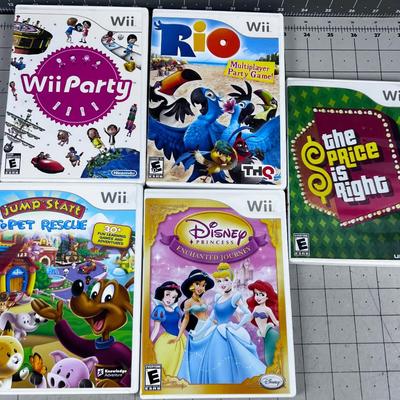 5 Wii Games Disney Princesses 