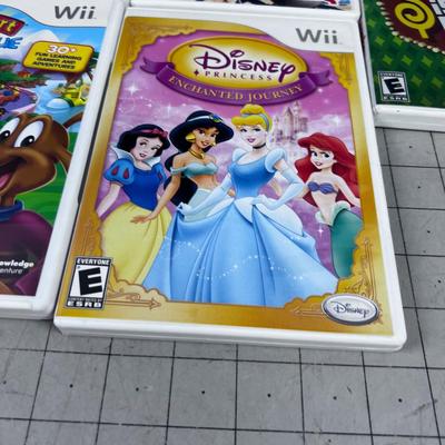 5 Wii Games Disney Princesses 