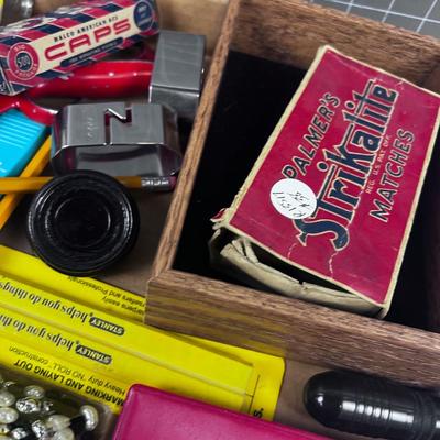 Mixed Tray of Items Book, Tin, Pyramid
