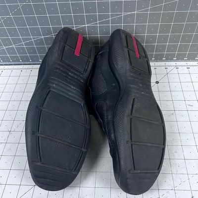 PRADA Men's America Cup Black Mesh Sneaker
