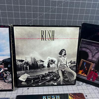 9 Album RUSH lot 