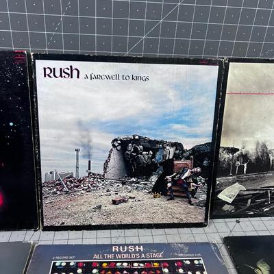 9 Album RUSH lot 