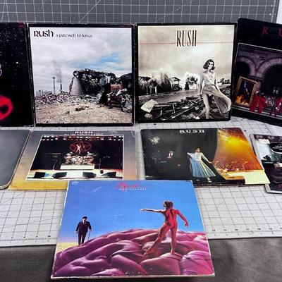 9 Album RUSH lot 