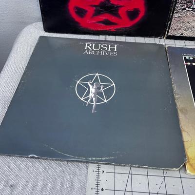 9 Album RUSH lot 