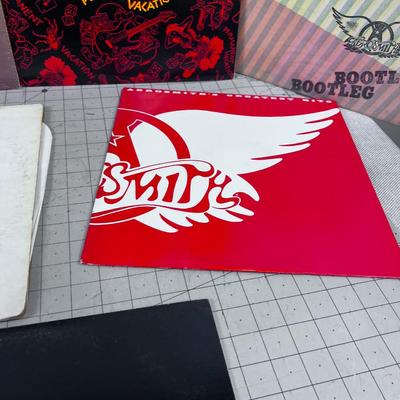 9 Aerosmith Album LOT 