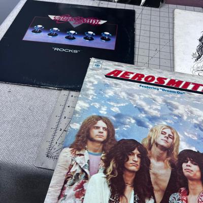 9 Aerosmith Album LOT 