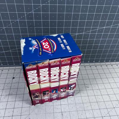 ROCKY 1 through 5 VHS 