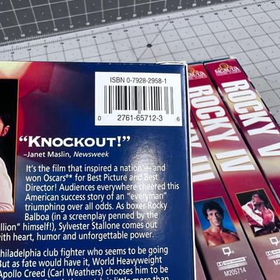 ROCKY 1 through 5 VHS 