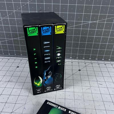 4 ALIEN VHS Sealed 