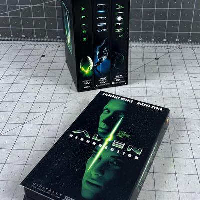 4 ALIEN VHS Sealed 