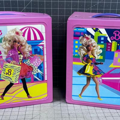 2 Vintage Barbie Cases 