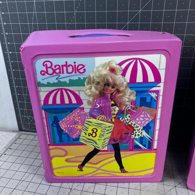 2 Vintage Barbie Cases 