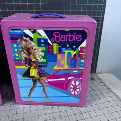 2 Vintage Barbie Cases 