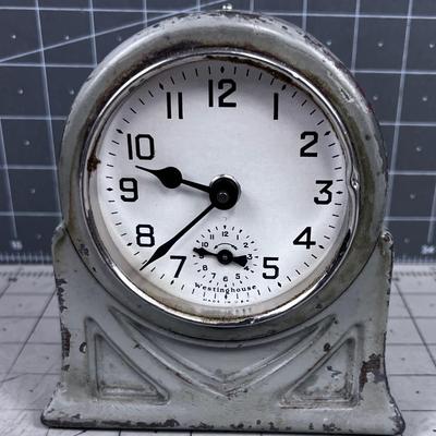 Antique Westinghouse Wind Up Alarm Clock 