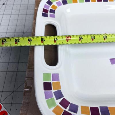 PAPERED CHEF "Tiles Large Rectangle" NEW 