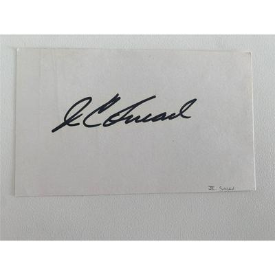 Pro Golfer JC Snead original signature