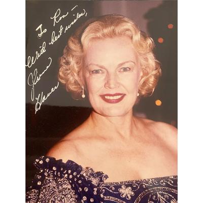 June Haver signed photo