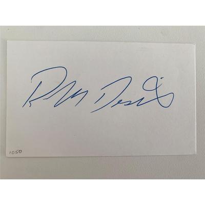 Robert Desiderio original signature