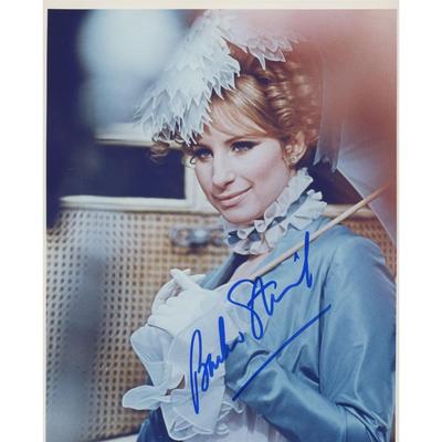 Barbara Streisand signed movie photo. GFA Authenticated