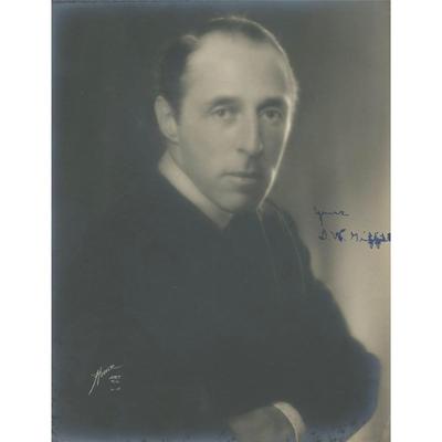 D.W. Griffith signed photo. GFA Authenticated